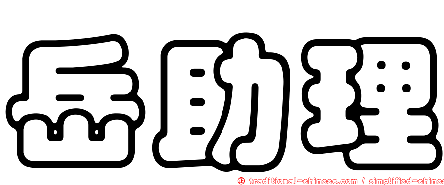岳助理