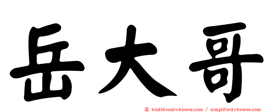 岳大哥