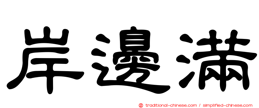 岸邊滿