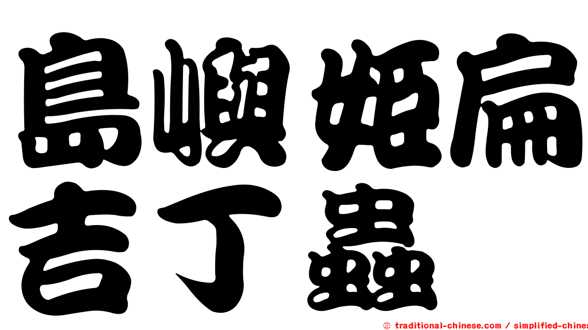 島嶼姬扁吉丁蟲