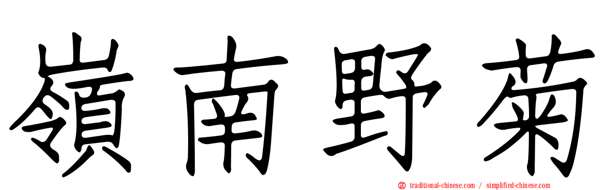 嶺南野菊