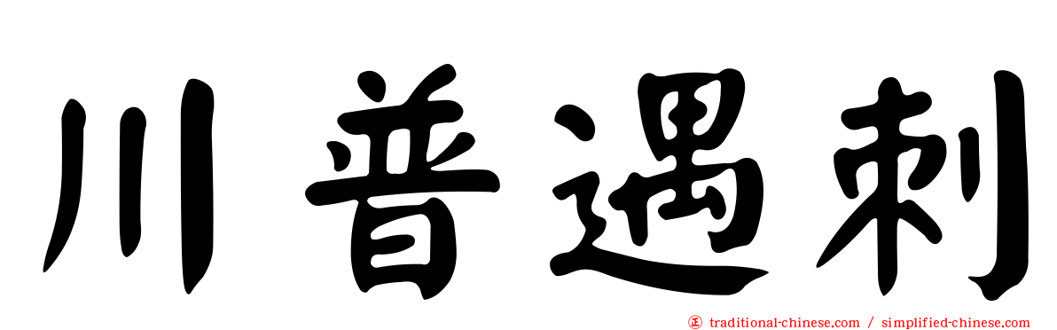 川普遇刺