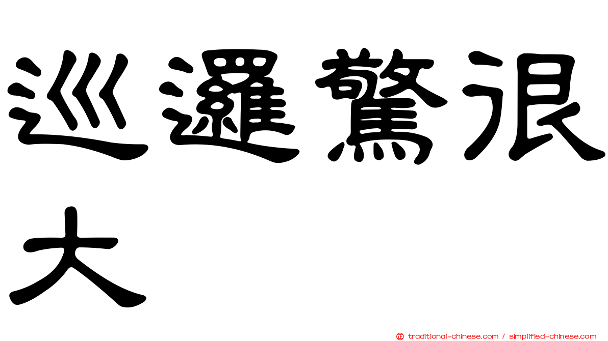巡邏驚很大