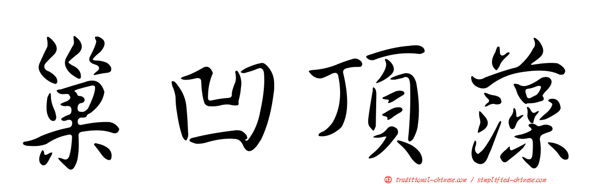 巢凹頂藻