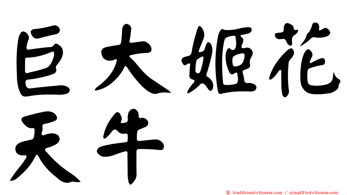 巨大姬花天牛