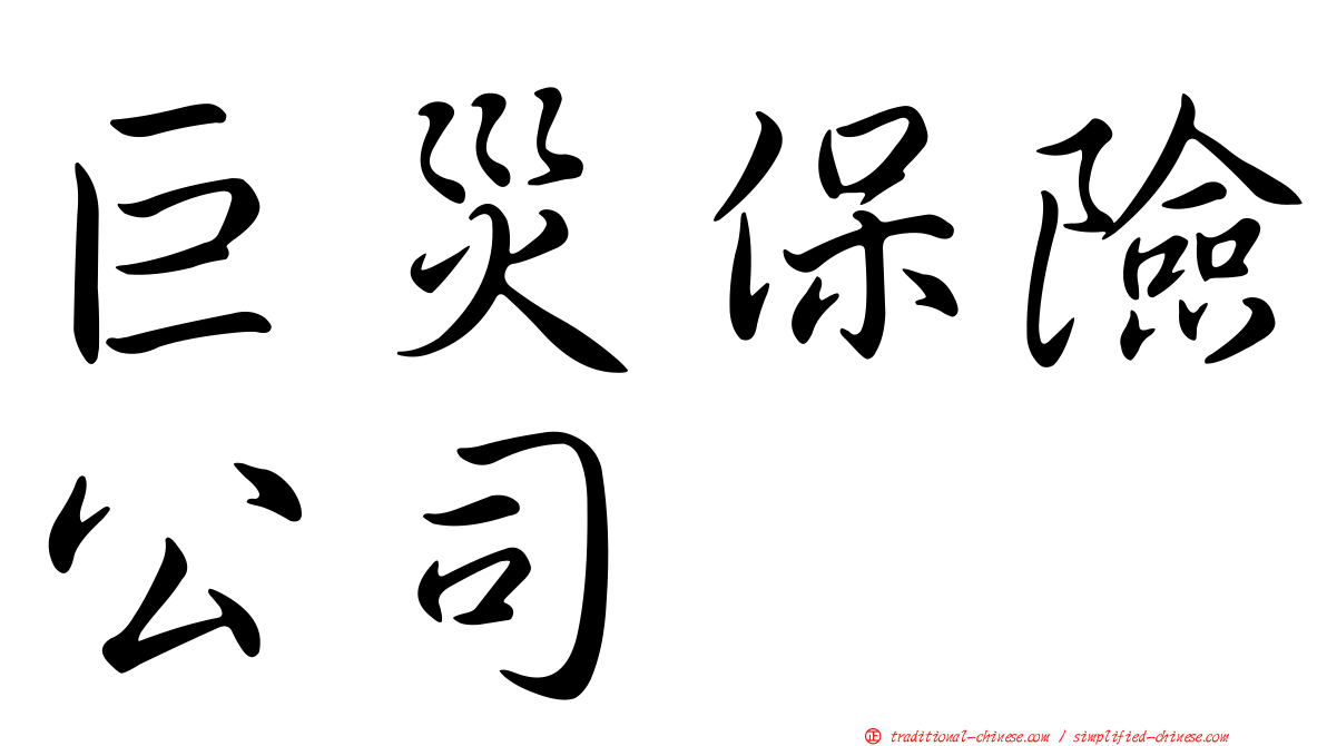 巨災保險公司