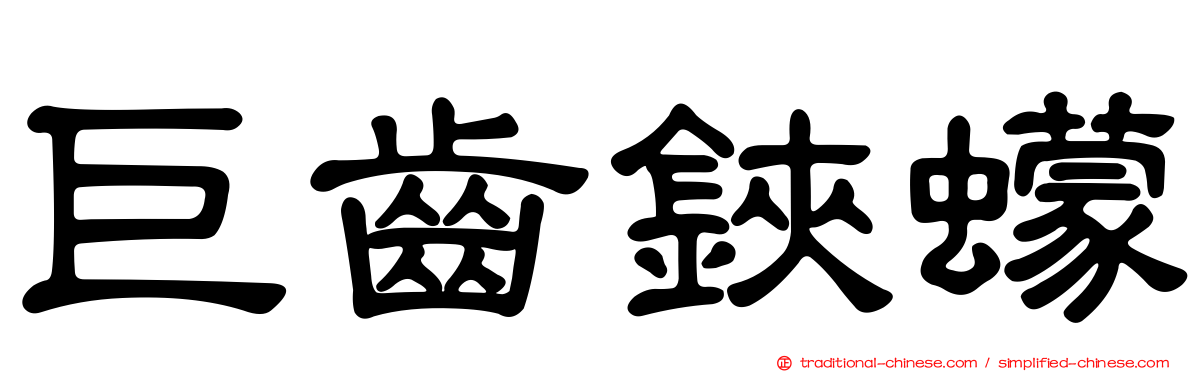 巨齒鋏蠓