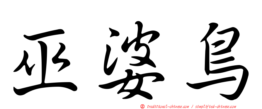 巫婆鳥