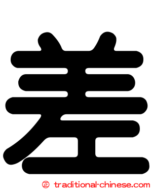 差