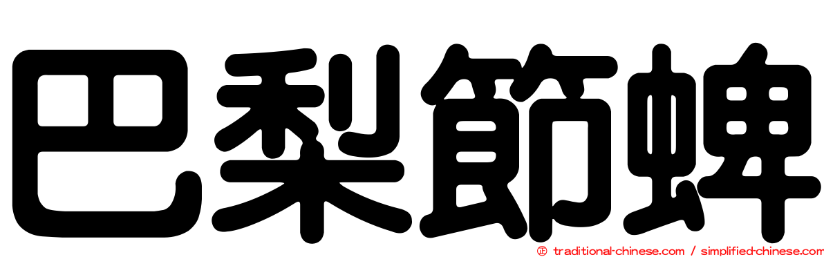 巴梨節蜱