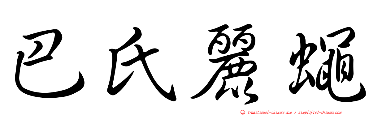 巴氏麗蠅