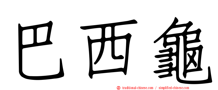 巴西龜