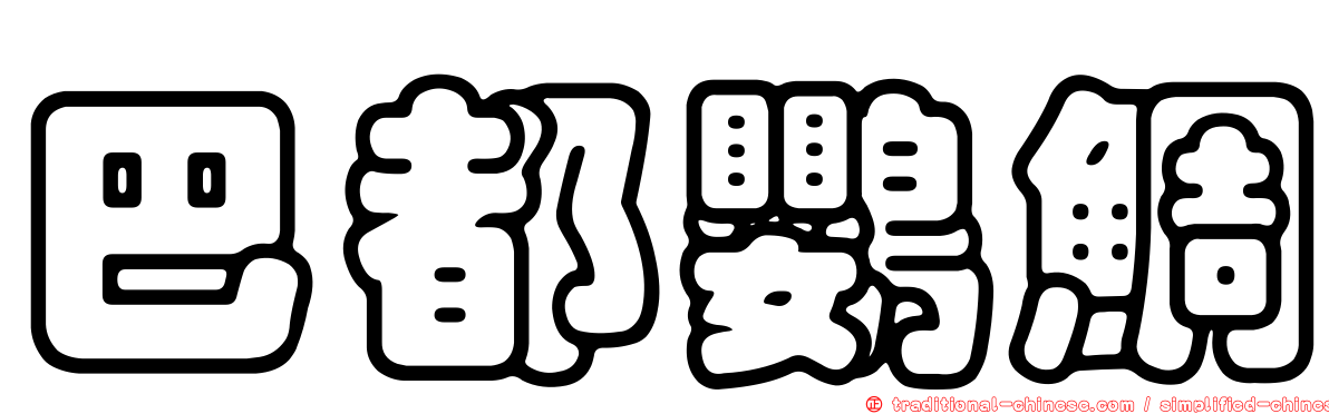巴都鸚鯛