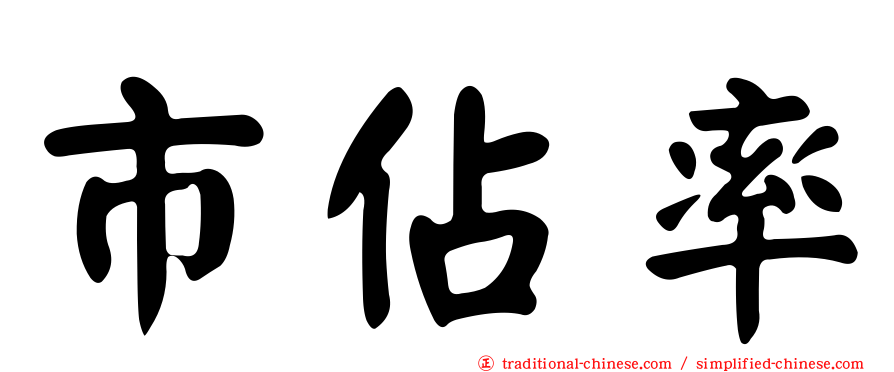 市佔率