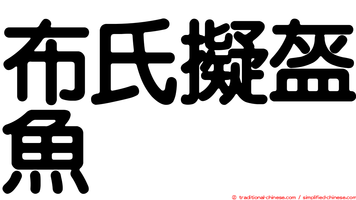 布氏擬盔魚