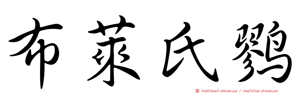 布萊氏鷚