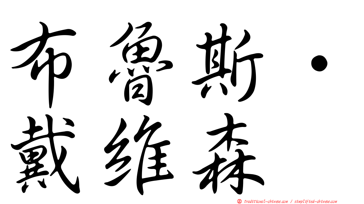 布魯斯‧戴維森