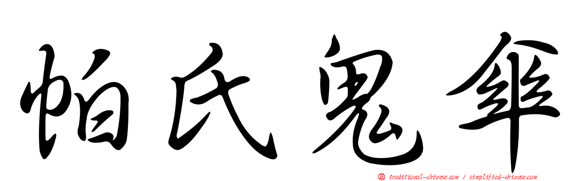 帕氏鬼傘