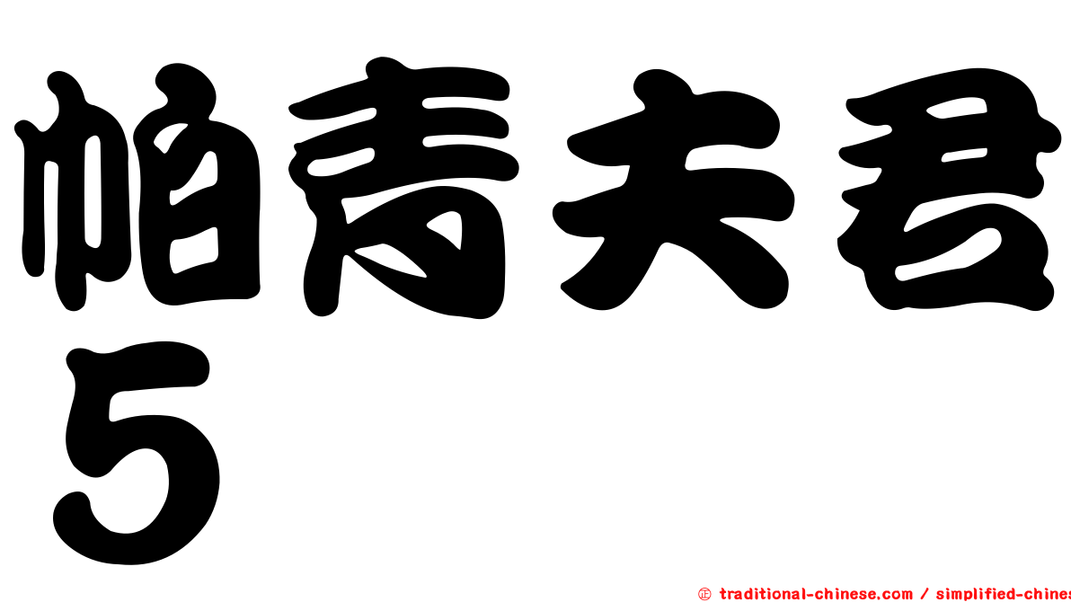 帕青夫君５