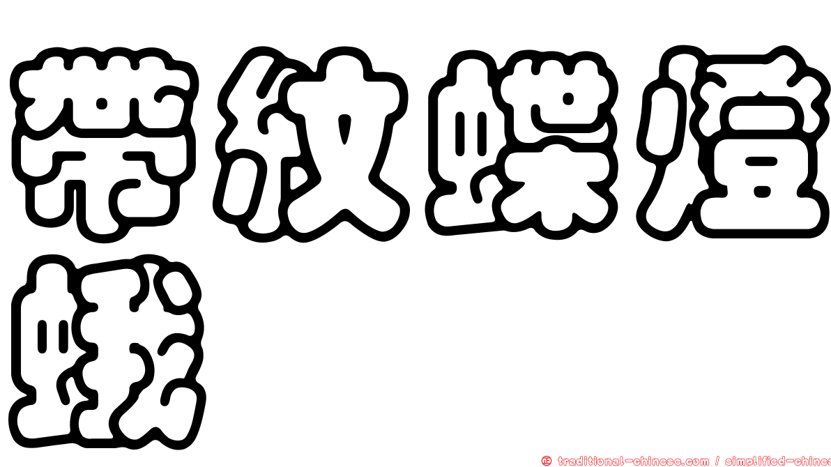 帶紋蝶燈蛾