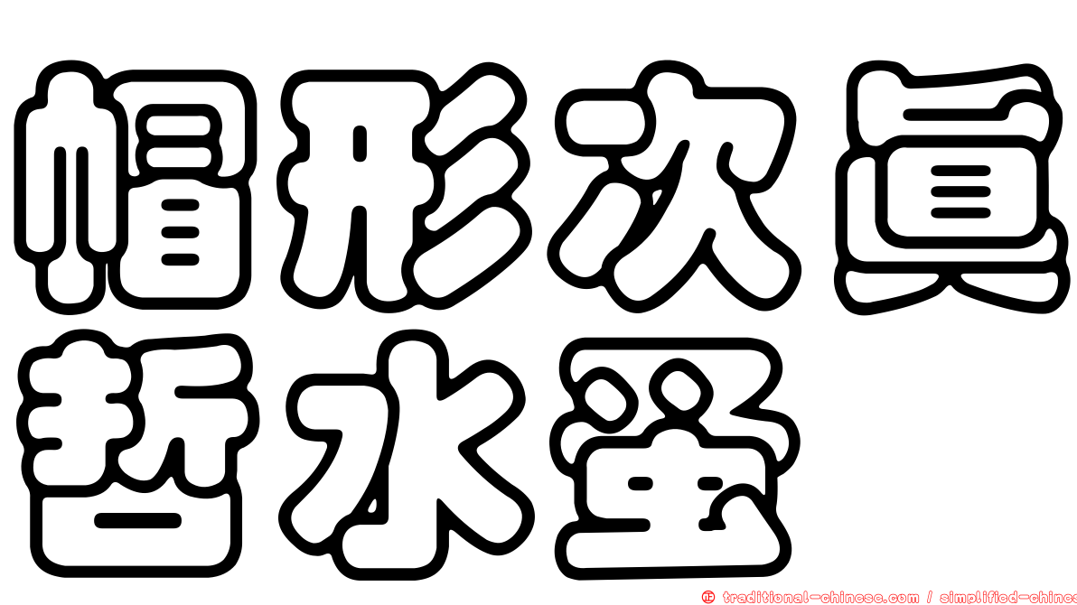 帽形次真哲水蚤