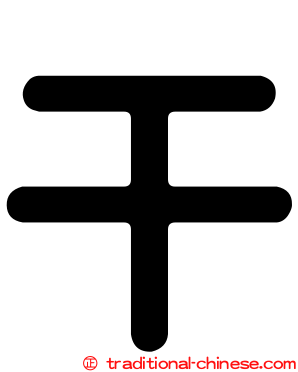 干