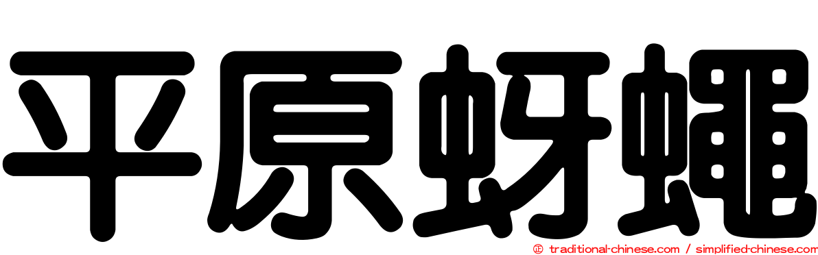 平原蚜蠅