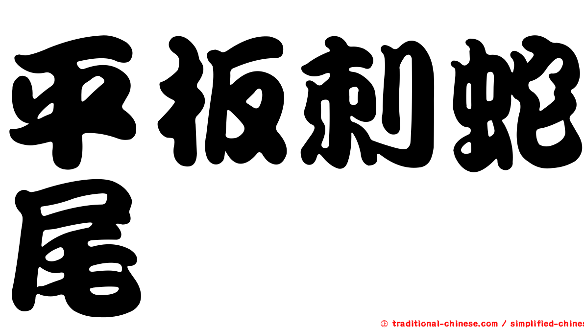 平板刺蛇尾