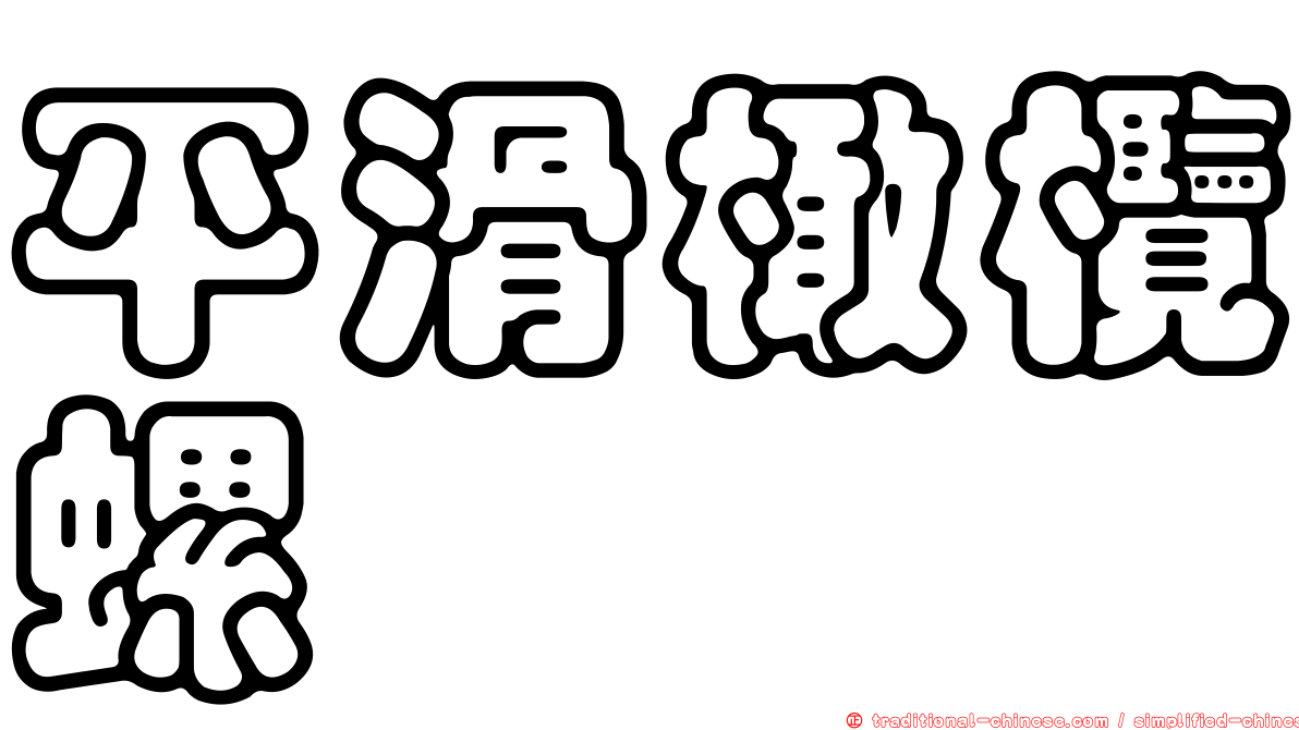 平滑橄欖螺