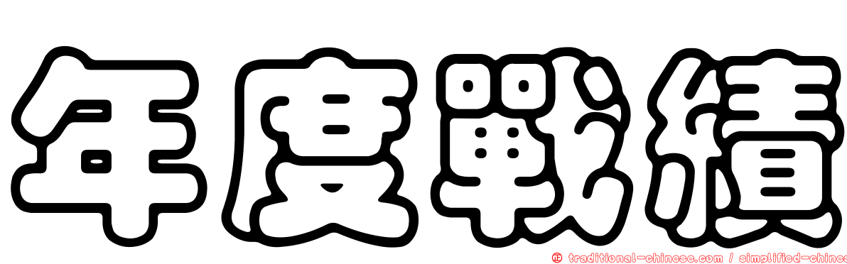 年度戰績