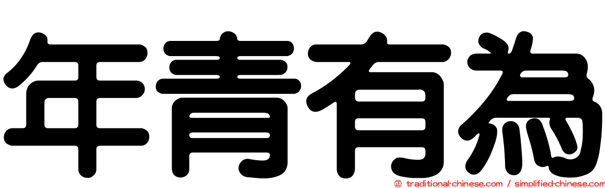 年青有為