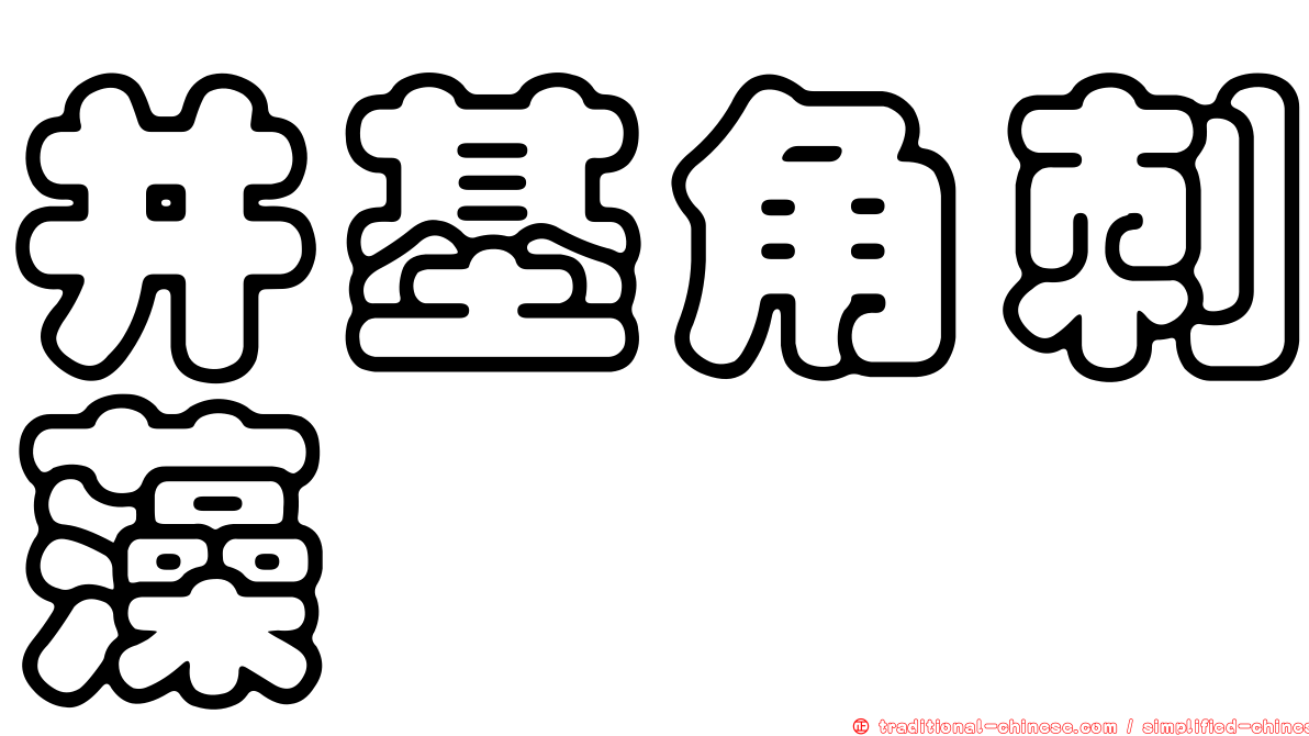 并基角刺藻