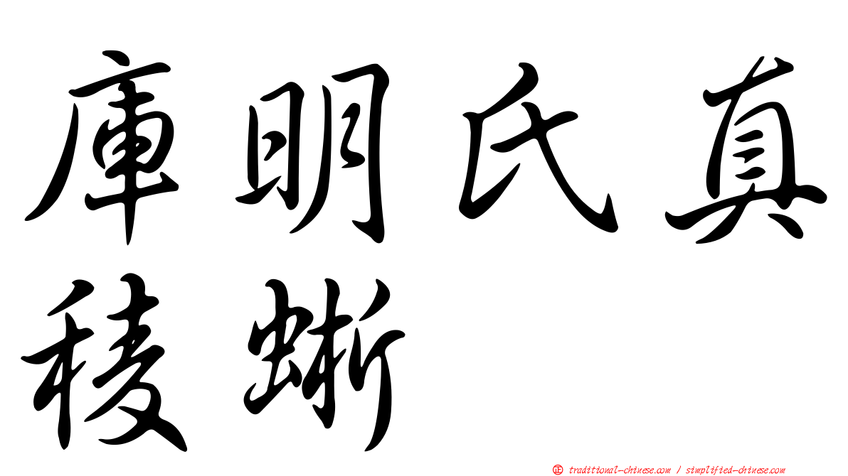 庫明氏真稜蜥