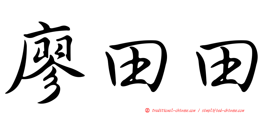 廖田田