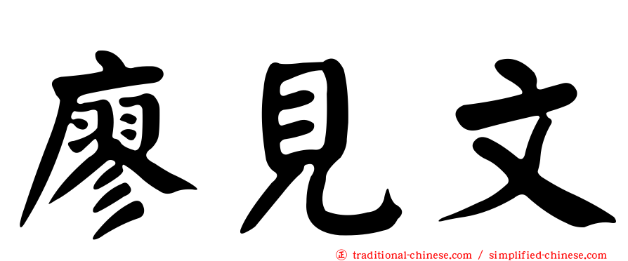 廖見文