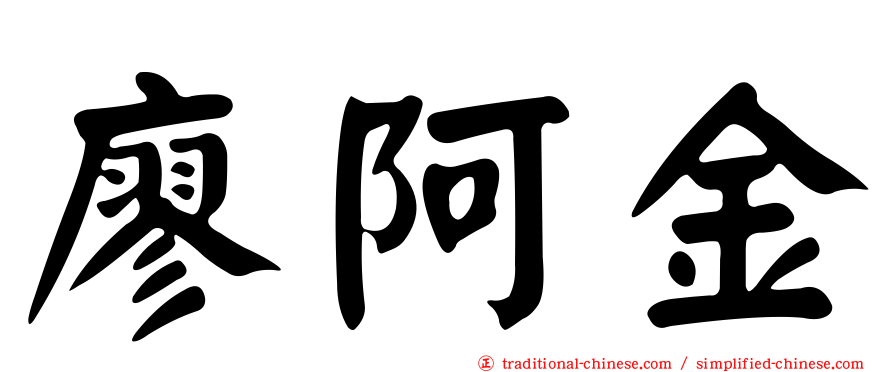 廖阿金