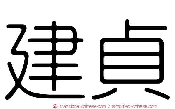 建貞