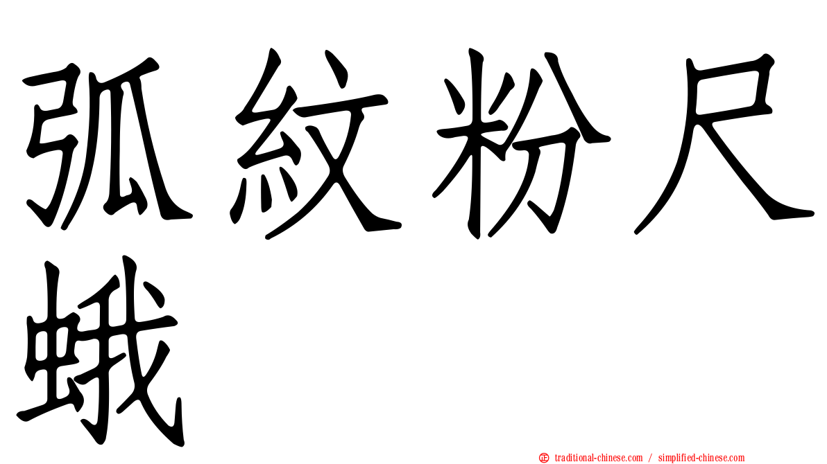 弧紋粉尺蛾
