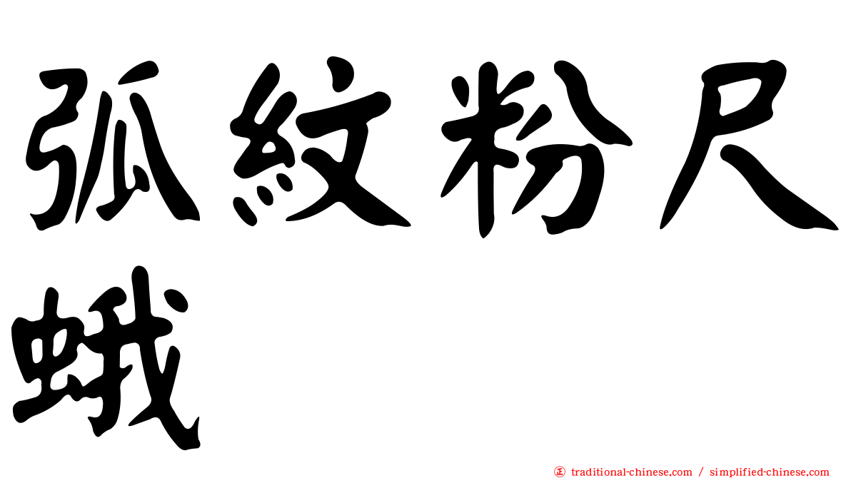 弧紋粉尺蛾