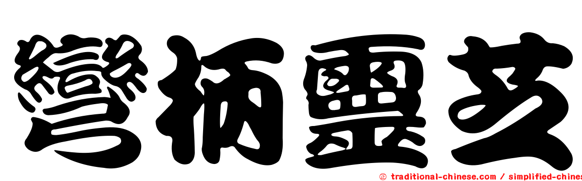 彎柄靈芝