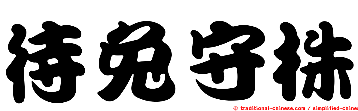 待兔守株