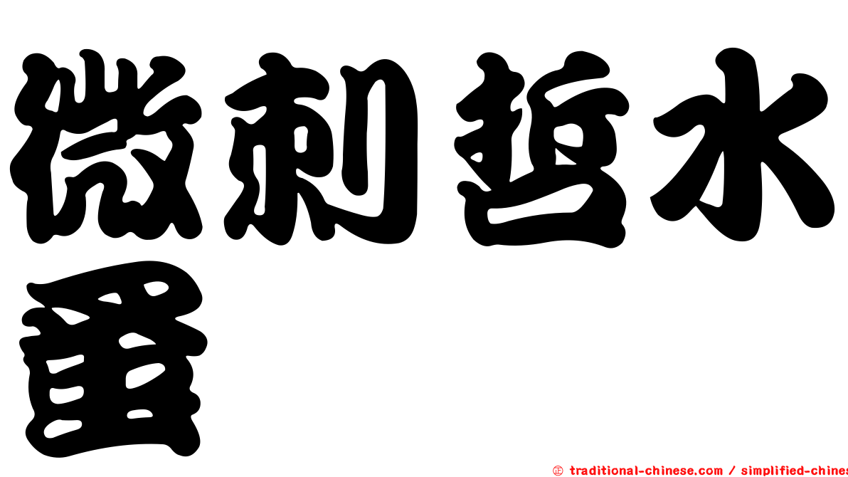 微刺哲水蚤