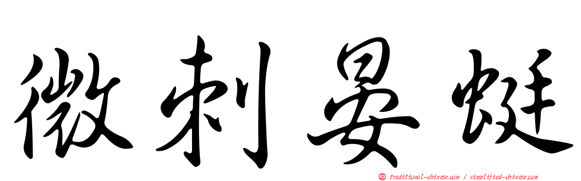 微刺晏蜓