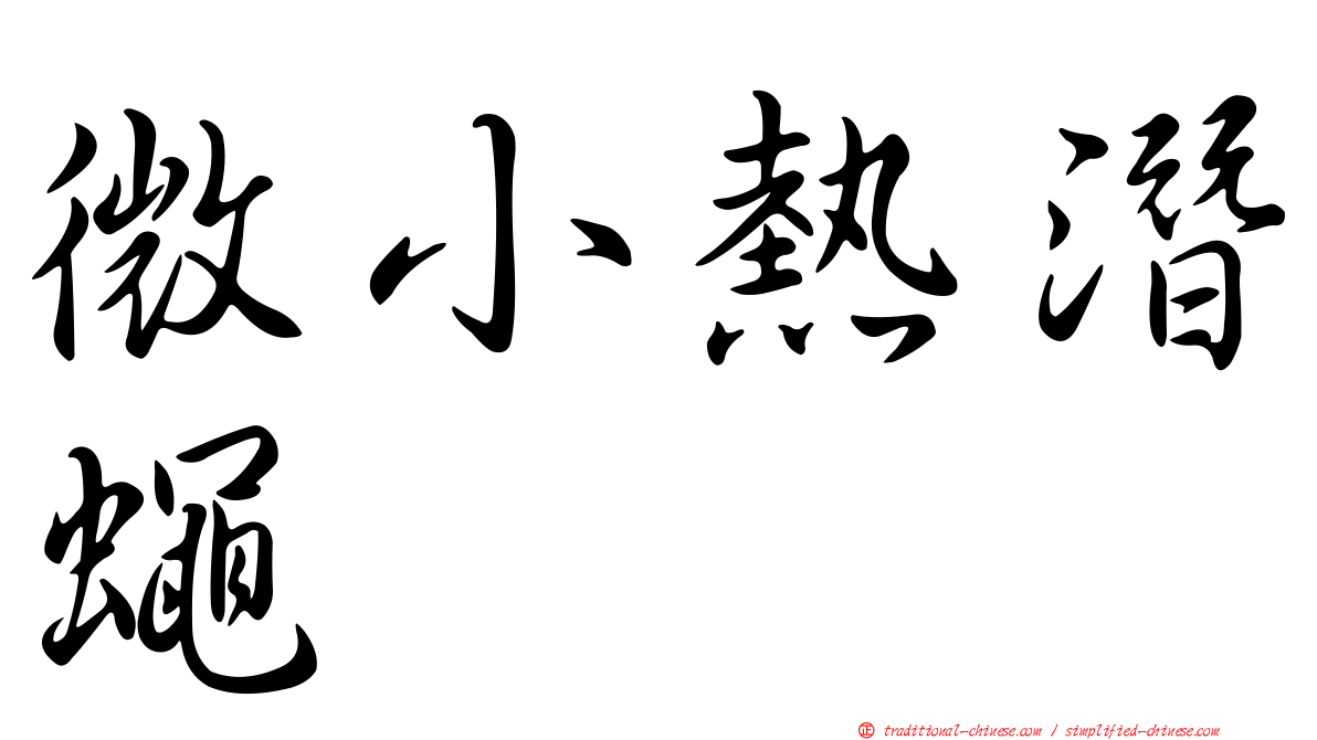 微小熱潛蠅