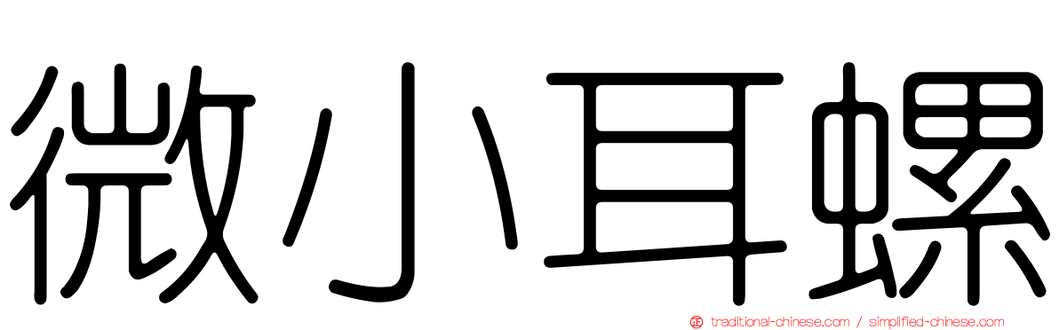 微小耳螺