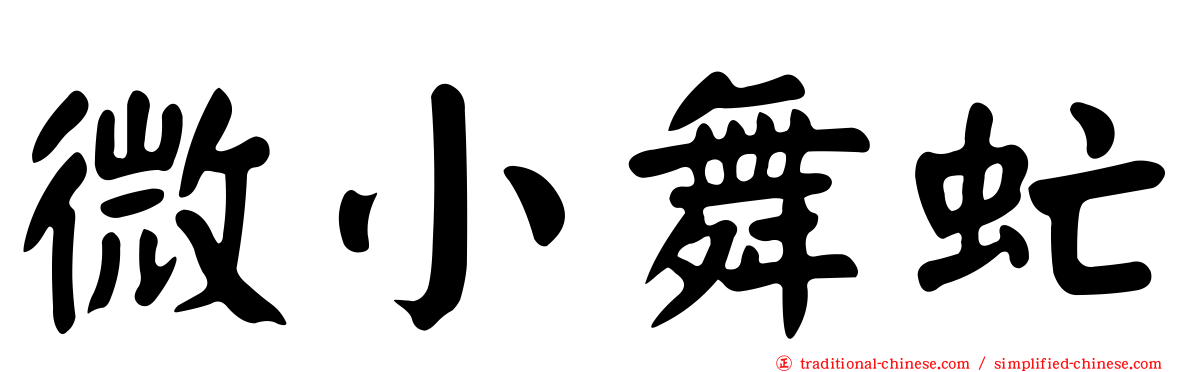 微小舞虻