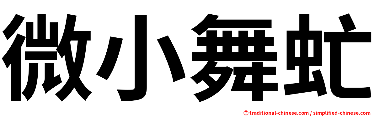 微小舞虻