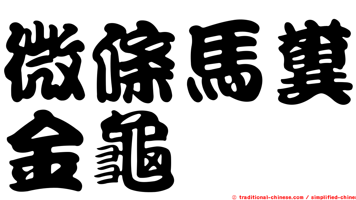 微條馬糞金龜