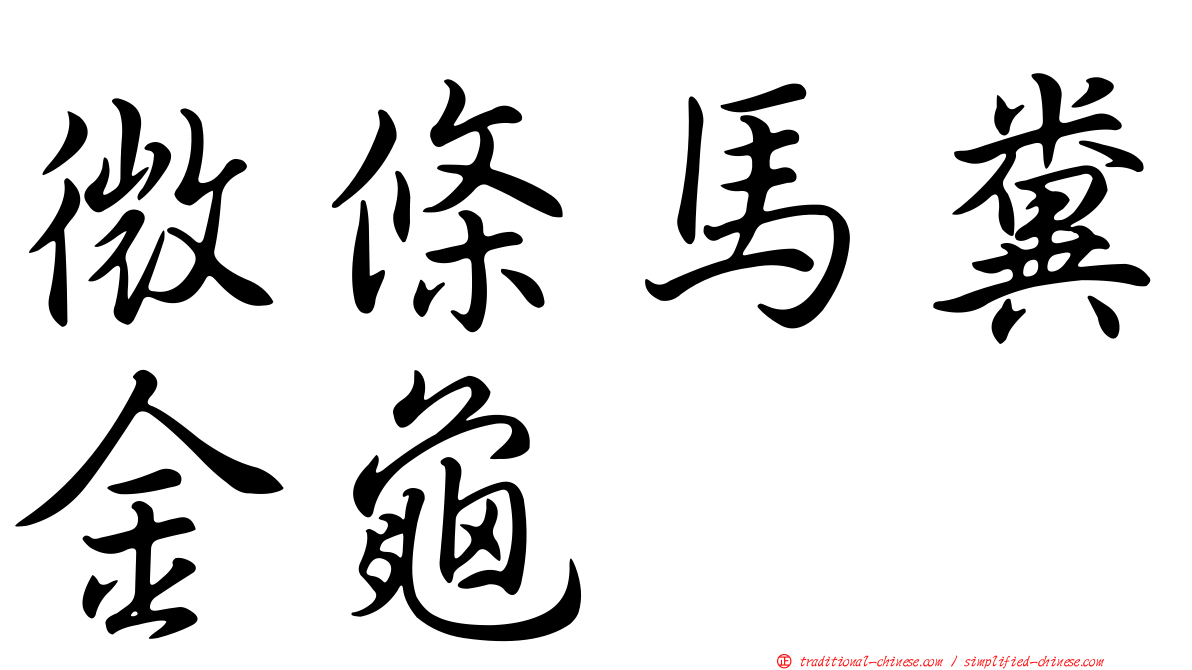 微條馬糞金龜