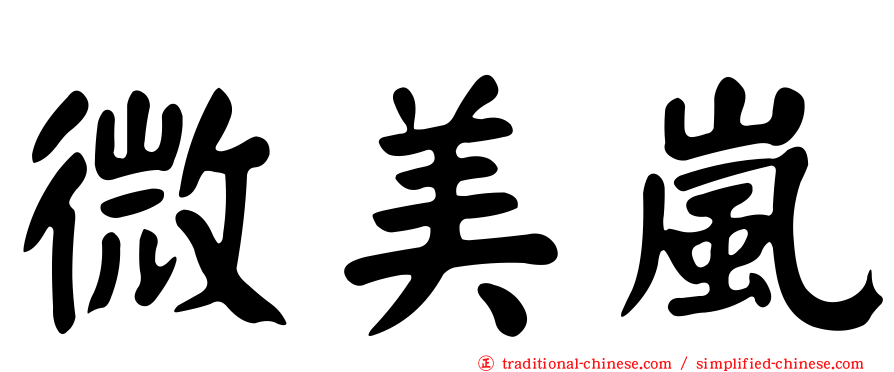 微美嵐